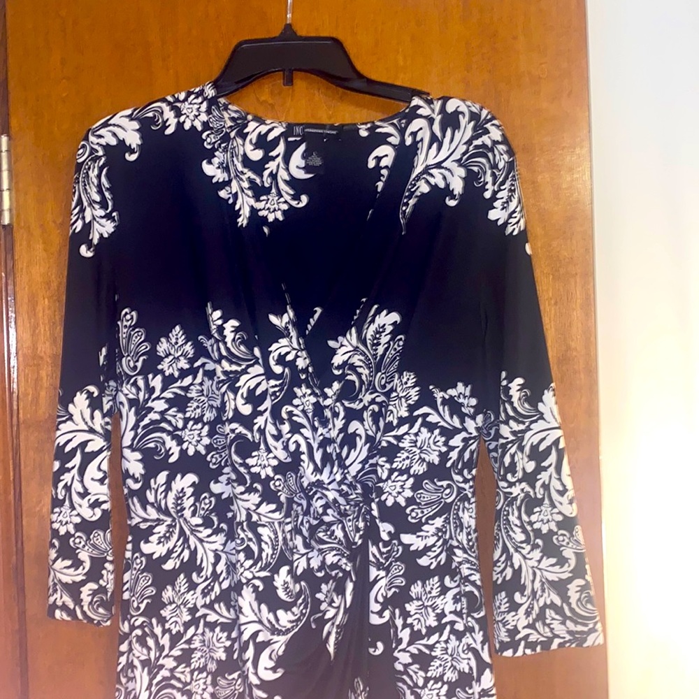Faux wrap dress